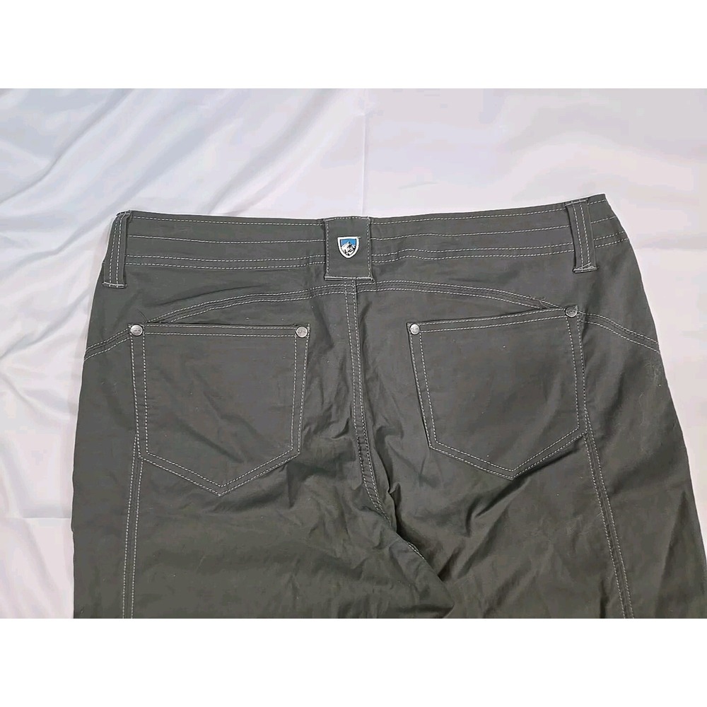 Kuhl Pants Womens Adult 8 Olive Skinny Pants Zipper Hiking Stretch - Picture 13 of 13